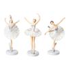 3 шт./компл., замечательная Невыцветающая декоративная тонкая работа, танцевальная балерина, балетная девушка, полимерная фигурка для дня рождения, фигурки