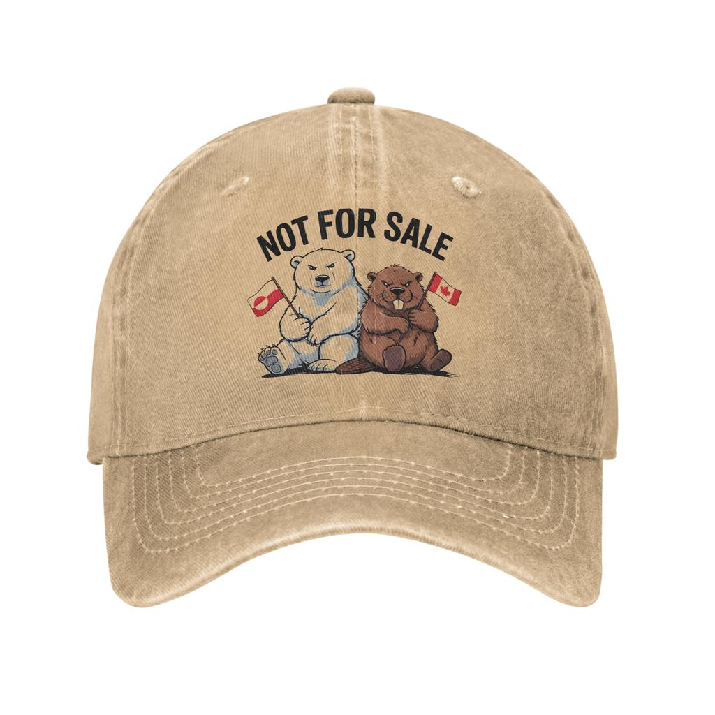 Hands Off Greenland Is Not For Sale MGGA Print Cap For Unisex Cotton Trucker Hat Daily Wear Baseball Cap Adjustable