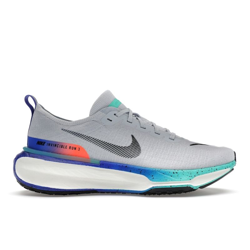 Nike ZoomX Invincible 3 Pure Platinum Cool Mint Men Sneakers Blue Bright-Mango Black HF4904-043