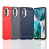 For Cover Motorola Moto G82 Case For Moto G82 Bumper Silicone Carbon Fiber Case For Moto G82 G62 G52 G42 G32 G22 E22 E32S E22i