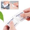 10/100 шт. Детализация автомобиля Одноразовые спиртовые дезинфицирующие ватные диски Уход за мытьем Очиститель для телефона Салфетка для экрана Очистка очков Хлопок