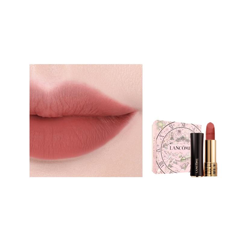 LANCÔME Помада Jing Pure Velvet Matte Серия Рождество 2025 Черно-золотой тюбик Матовая с увлажнением Тон #295 Tipsy Sweet Tea Без подарочной упаковки