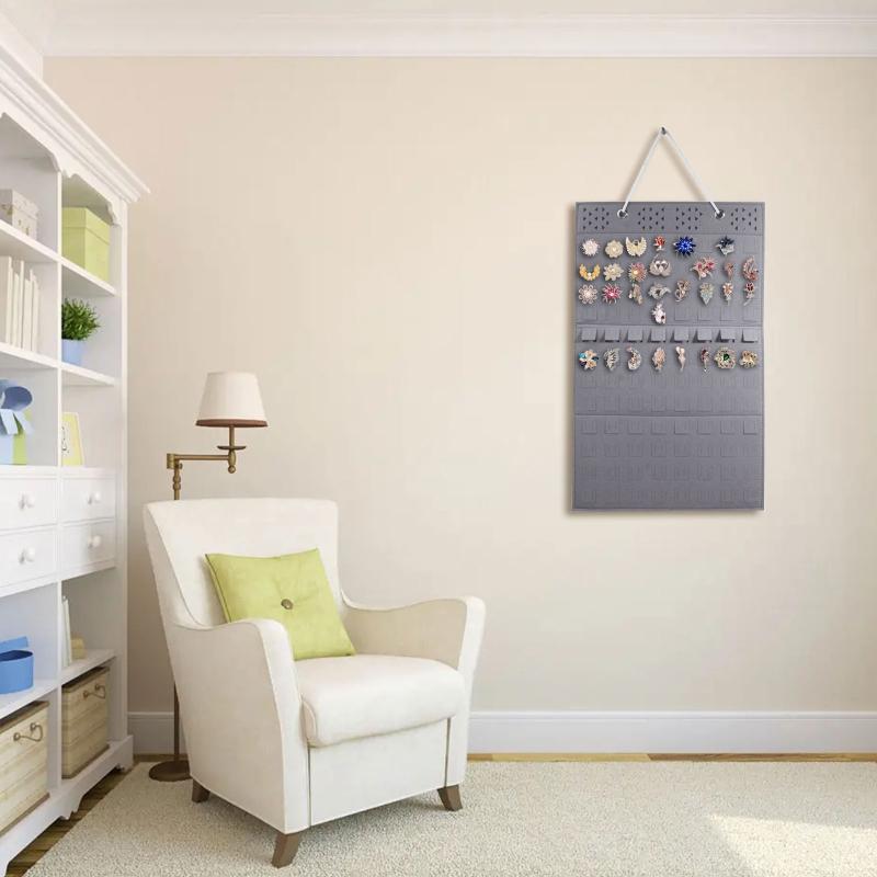 Wall Hanging Brooch Pin Display Organizer Enamel Pin Display and Brooch Collection Storage Holder for Women or Men