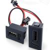 USB гнездо типа C двухслойное гнездо лампа зарядное гнездо питание телефонное гнездо с кабельным разъемом