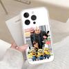 ЧЕХОЛ ДЛЯ ТЕЛЕФОНА MOVIE M-Minions Роскошный Мягкий Прозрачный Чехол Для IPhone 17 16 15 14 13 12 11 Pro Max Mini Защитный Чехол-Бампер