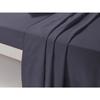 Flat Sheet - DP135 - Grey - 240 Cm X 300 Cm - 100% Cotton - Easy Care