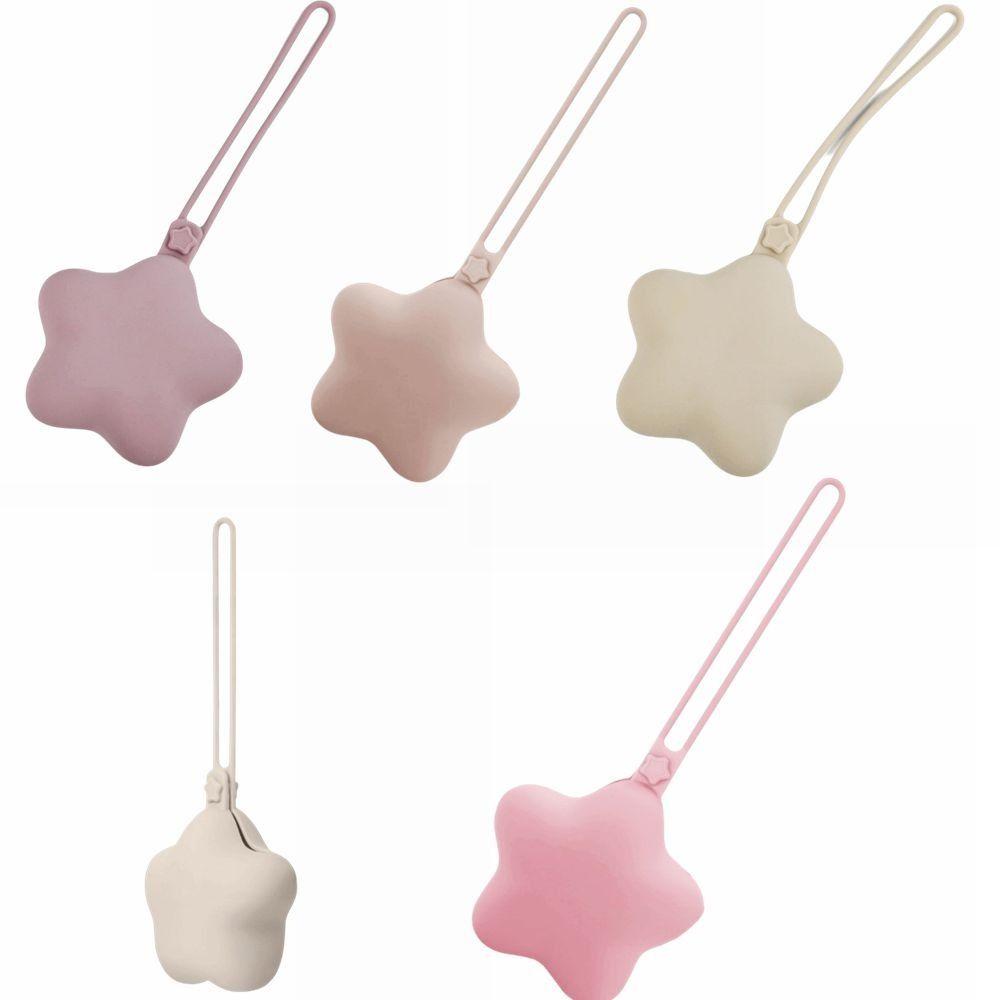 Portable Silicone Storage Box Star Shape Stroller Storage Bag Gifts Pacifier Storage Bag On-The-Go