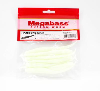 Megabass Мягкая приманка Hazedong 5 дюймов однотонная белая (0817)