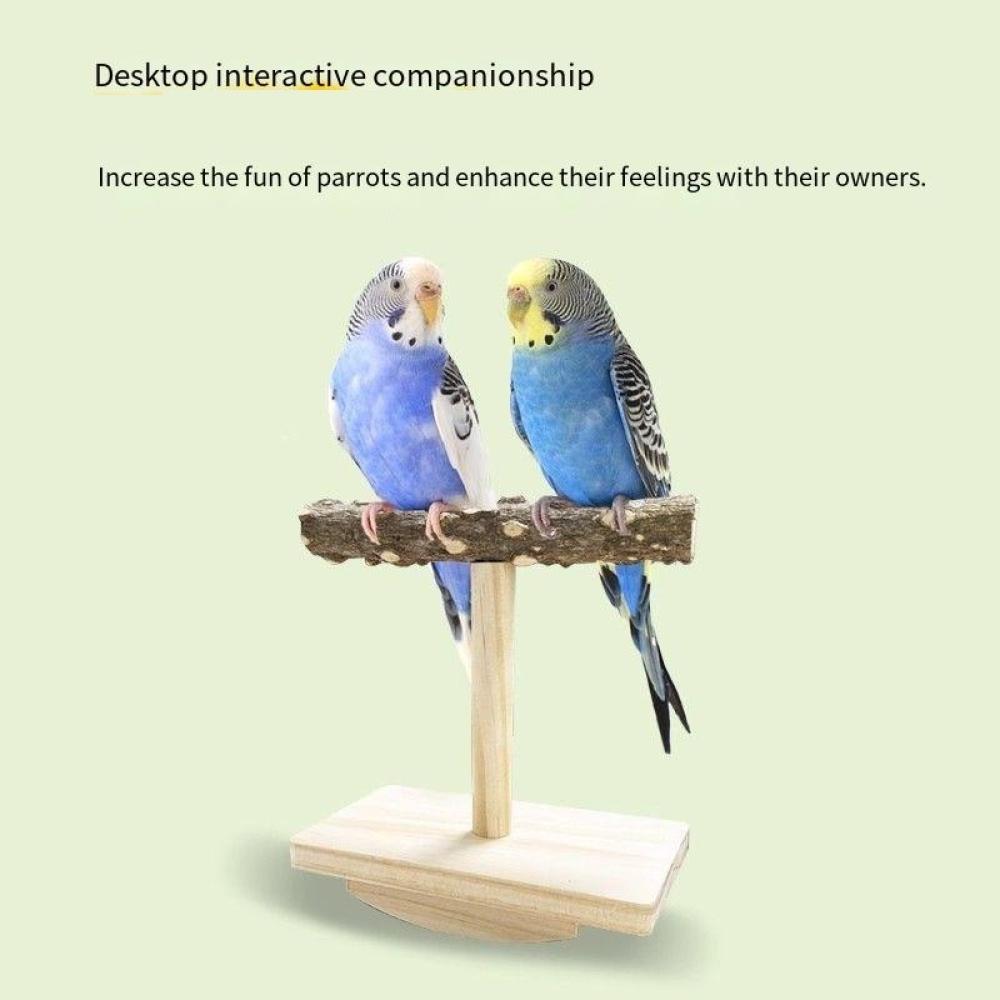 Тренировочная жердочка для птиц из натурального дерева, развивающая игрушка-головоломка для птиц в виде попугая, деревянная платформа для жердочки для попугая, игровая площадка для птиц, жердочка для птиц.