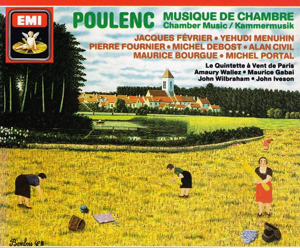 CD POULENC - Chamber Music  7627362 EMI 1989 France Classical Used