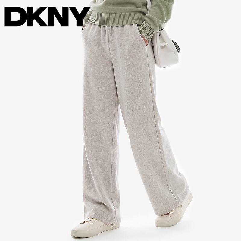 Женские повседневные брюки DKNY с флисовой подкладкой и широкими штанинами