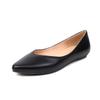 Women's Flat-soled Single Shoes Spring and Summer Pointed Shallow Mouth Large Size Casual Low-top Shoes