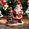 Christmas Resin Ornaments, Santa Claus And Christmas Tree Decorations, Home Desktop Ornaments