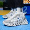 New  Summer Men'S Shoes Breathable Running Shoes Lightweight Lace-Up Non-Slip Sports Tennis Shoes Fashionable Blade Sneakers