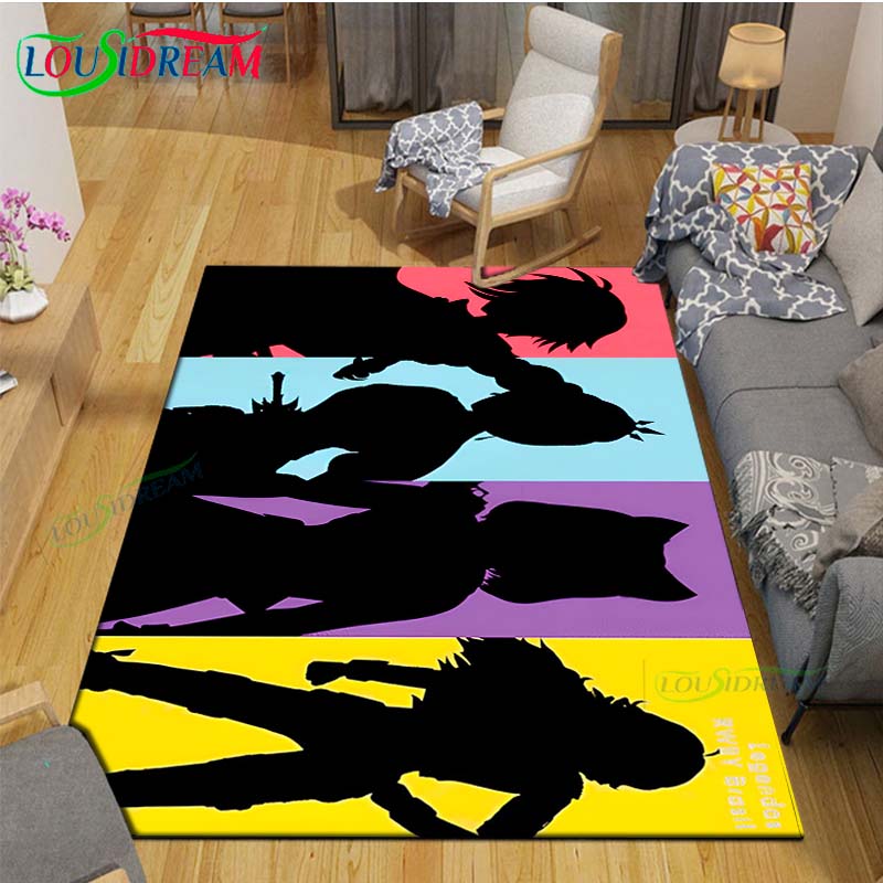 Anime Characters A-RWBY Carpet for Living Room Home Sofa Decoration,Children Game Large Decor Floor Mat Yoga Mat Large Carpet