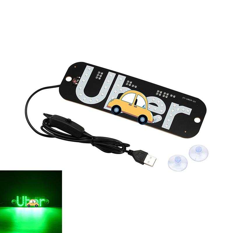 Светодиодный сигнальный фонарь для такси, сигнальная лампа для логотипа Lyft, светодиодные индикаторы панели кабины Usb, сигнальная лампа, автомобильная декоративная лампа