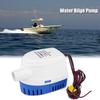 1100GPH Boat 12V Marine Automatic Submersible Bie  , Compact & Efficient, Rustproof PVC & Copper Material