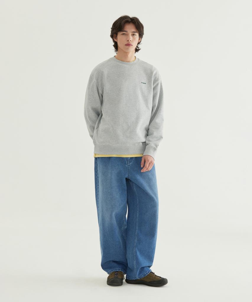 COVERNAT Small Logo Sweatshirt Heather Gray