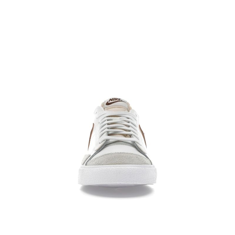 Nike Кроссовки Blazer Low '77 Мужские Summit White Photon Dust Photo Blue Ретро Низкие Кожаные Повседневные Кроссовки для Стиля Жизни DA6364-113