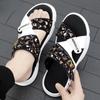 Slippers For Men Outdoor Rubber Platform Sandals Man Elegant Cheap Korean Style Clappers 2024 Low Price Fun Comfortable Shoes
