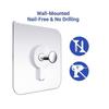 Wall Hooks Adhesive Mounting Acrylic Nodrill Strong Hold For Home Organization