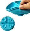 Silicone Baby Plate with Suction Cup + Cutlery Spoon Fork