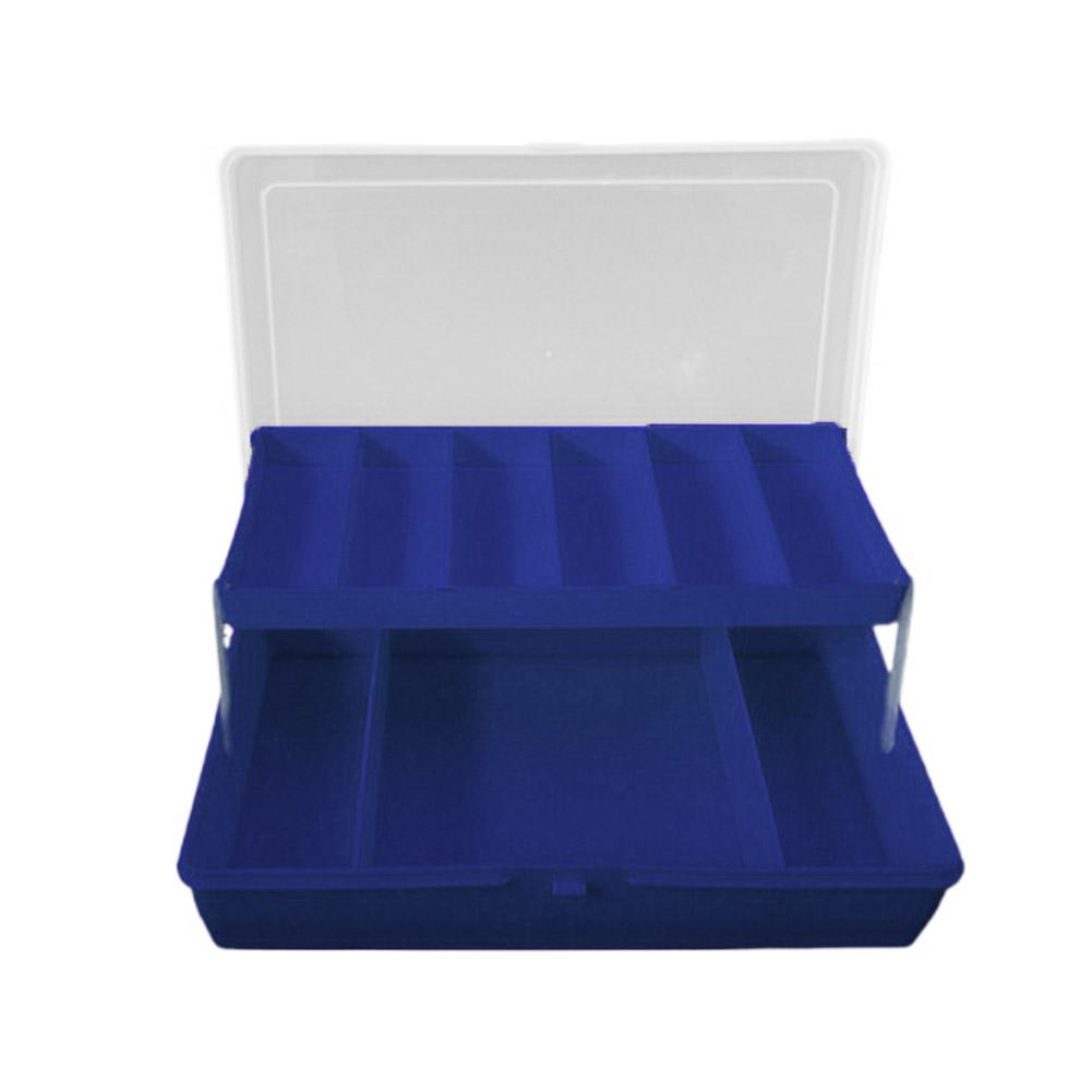 Портативный ящик для рыболовных снастей 11 отделений двухъярусный кейс для хранения аксессуары для карповой рыбалки крючки для приманок коробка для инструментов для мягких приманок