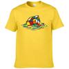 Summer Cotton T-Shirt Rubik's Print T Fun Fashionable T-Shirt Tops Unisex Men's Short Sleeve Cool European Size T-Shirt
