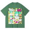 230 Gsm 100% Cotton Dragon Ball V65 Bulma Print Unisex Heavy Cotton T Shirt