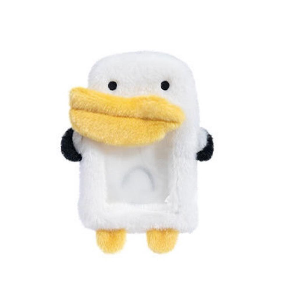 Милый плюшевый чехол для фотокарточки, милый чехол для автобусной двери, модная сумка-брелок, подарок на день рождения