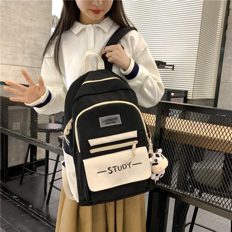 Backpack Aesthetic Nature Style Large Capacity School Bag for Girls Middle High School College Travel Daypack