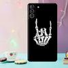 Чехол для телефона Rock Roll Skull для Samsung Galaxy S25 Ultra S20 S21 S22 S23 S24 Plus S9 S10 S24 FE S25 FE