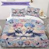 ReZero Pattern Bedding uilt Set uilt Cover Pillowcase Home Decoration Birthday Gift (1 * duvet cover + 2 * pillowcase without core)
