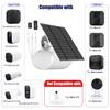 Солнечная панель для наружных камер 5/8 Вт водонепроницаемая солнечная панель с 13,2-футовым кабелем для XT/XT2/Outdoor(3-е поколение)/На открытом воздухе(4-е поколение) камера