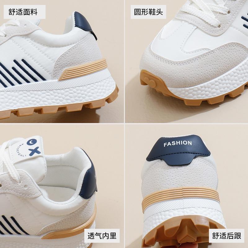 Новая обувь Женские балетки Повседневная обувь на платформе Летняя новая удобная кожаная обувь Сникерсы Женская обувь на шнуровке Вулканизированная обувь Chaussure Femme