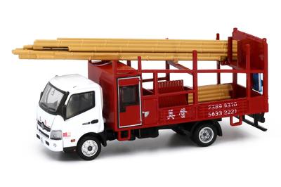 Tiny City Hino 300 Bamboo грузовик для перевозки строительных лесов миникар 1/76 № 195 литье под давлением