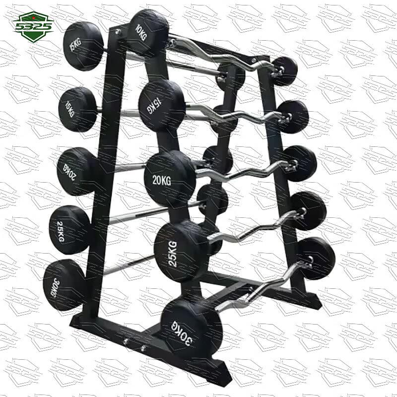 5325 Coated Fixed Weightlifting Barbell