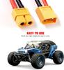 2 шт. Сетевой адаптер XT60 для 2 Lipo – Повышение напряжения, Разъем папа-мама – Для RC моделей, Силикон, Желтый Красный Черный