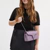 Coach Tabby 26 Logo Jacquard Quilted Flap Napa Leather Hobo Crossbody Bag Medium Women bags Light-Purple CP147-LHSF1
