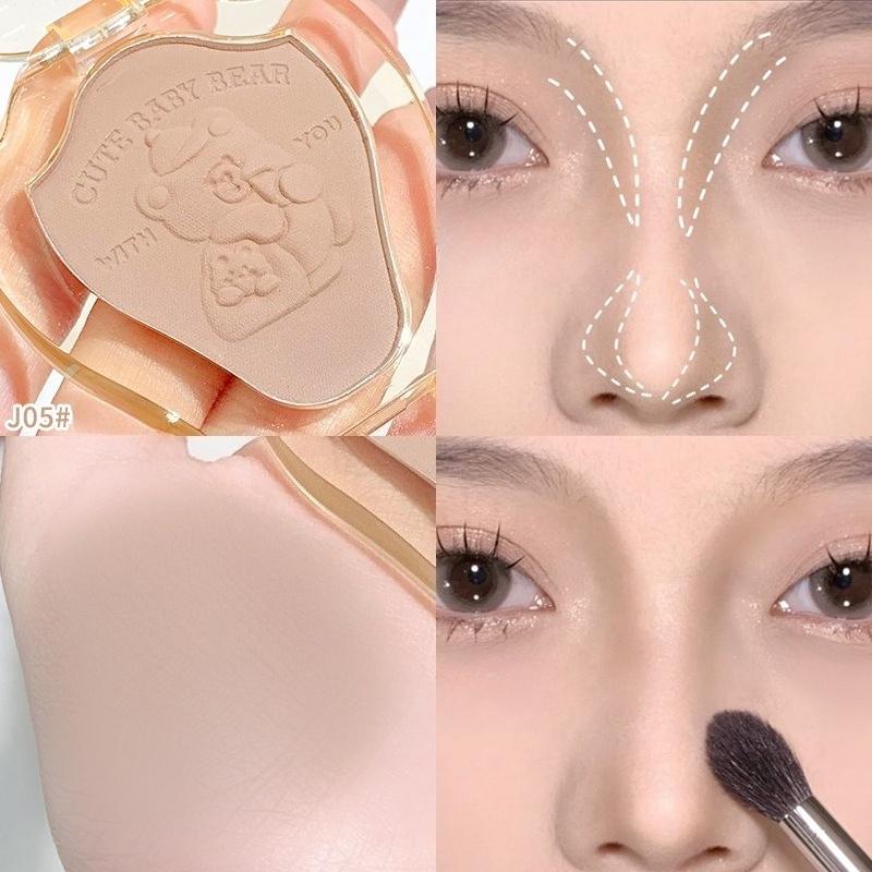 Румяна для лица, матовый натуральный оттенок щек, осветляет лицо, водостойкая косметика для контурирования лица, румяна, пудра, мягкий женский макияж, 1 шт.