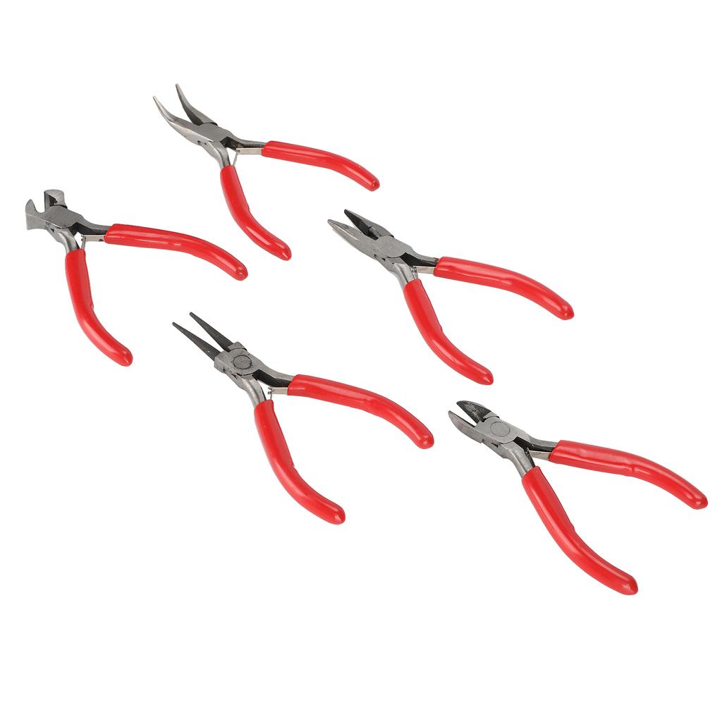 5pcs Jewelry Pliers Needle Round Diagonal Pliers Jewelry Making Processing Tools Pliers
