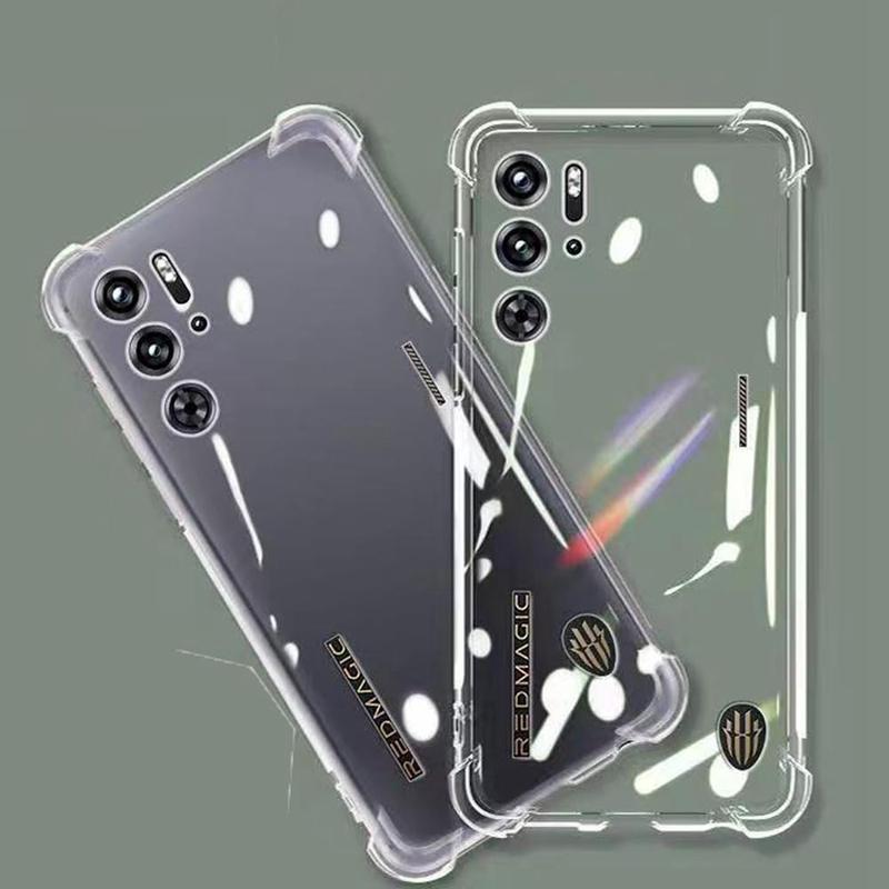 TPU Transparent Phone Case for ZTE Nubia Red Magic 10 Air 10S 10 Pro 9S 9 Pro Protective Cover Shockproof Fundas Capa