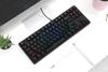 IROK FE87 Игровая Красная 87 Английская USB на Механическую Плавающую Магнитную Крышку 87 Клавиатура, Переключатели, RGB, Тихая, Клавиши, Без Цифрового Блока, Раскладка, Проводная, Тип-A