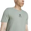 Мужская футболка Adidas LESMILLS с коротким рукавом, серебристо-зеленая, размер L, KRL51, (JW1741),