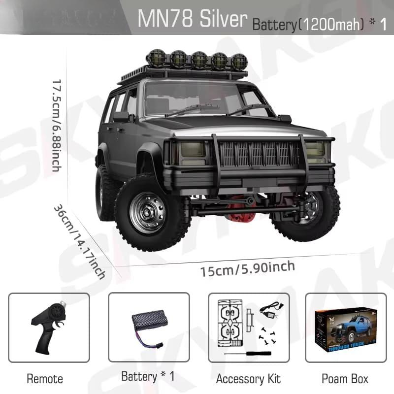 Новый MN78 1:12 полномасштабных моделей MN RTR версии RC Car 2.4G 4WD 280 Motor пропорциональный внедорожный RC автомобиль с дистанционным управлением для мальчиков Подарки