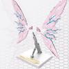 HG 1/144 Mighty Strike Freedom Gundam Wings of Light 3D Effect Figure (Clear) + Action Base [Parallel Import]