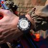 OFNS new 1308 fashionable men's quartz watch multifunctional waterproof night light dual calendar fashionable men's quartz watch
