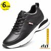 Men Sneakers Elevator Shoes  Height Increasing Shoes Leisure Sports Tall Man Increase Insole 6Cm