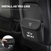 Car Portable Trash Can Auto Logo Sundries Storage Box For MINI One Cooper JCW Countryman Clubman Cabrio Paceman Coupe wheel hub