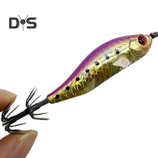 Fishing Lure Bait Sharp Hook Realistic Design Bright Color Fishing Tackle with Barbs Colorful Fishing Lure Kit